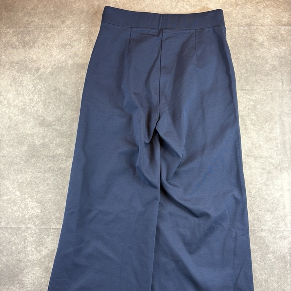 Ann Taylor Pants Womens Small Blue Weekend Collection Wide Leg Pant Flare NEW - Picture 10 of 12
